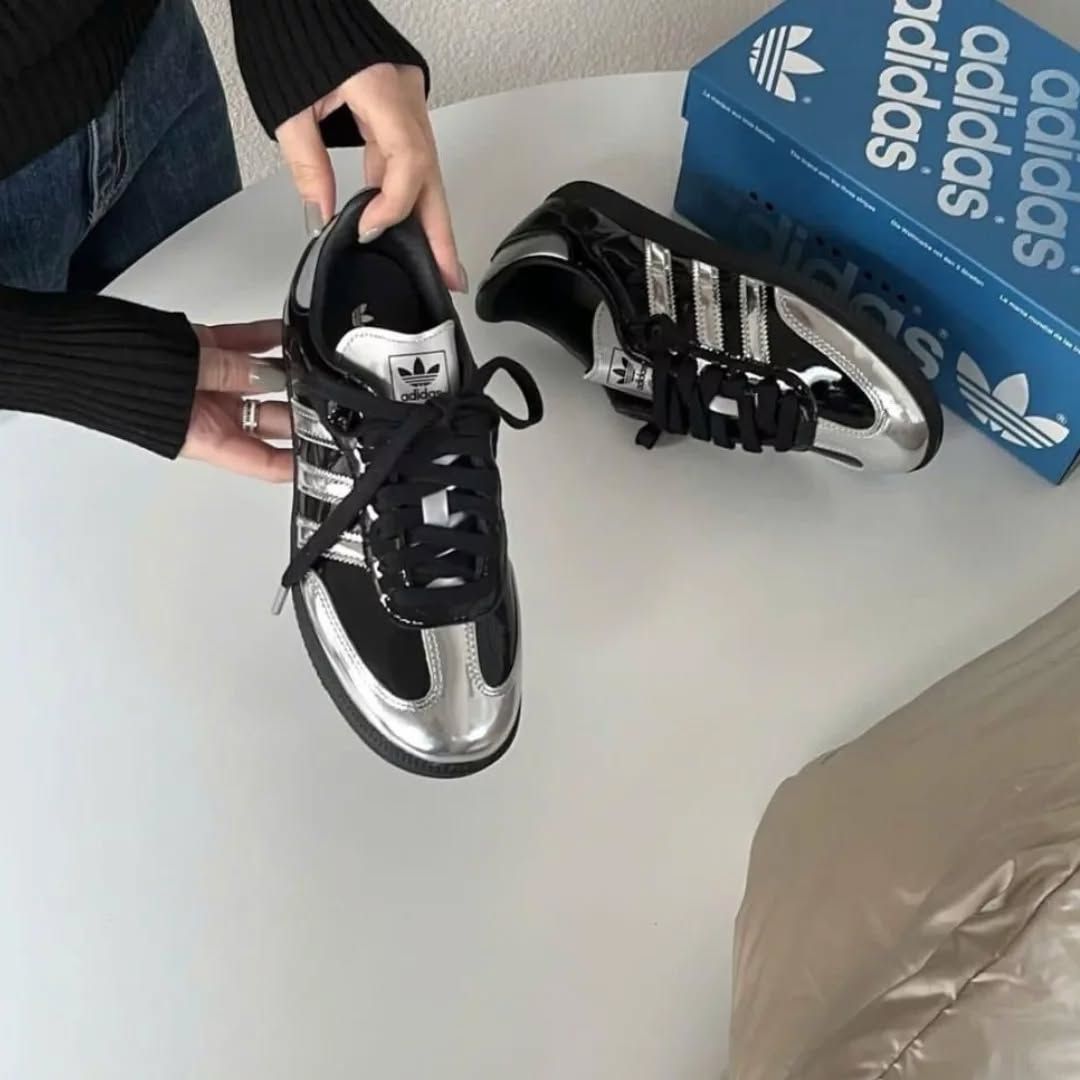 Adidas Originals Samba Atmos Black Silver – Showroom Quality With ORIGINAL BOX