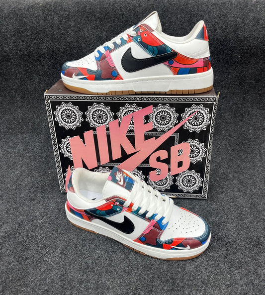 Stussy SB Dunk Low Sneakers — Multi-Color Streetwear Edition