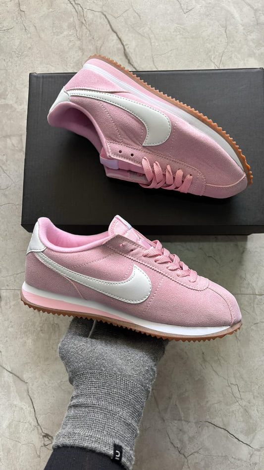 Nike Cortez "Pink Pops" Leather - Women's Premium Casual Sneakers
