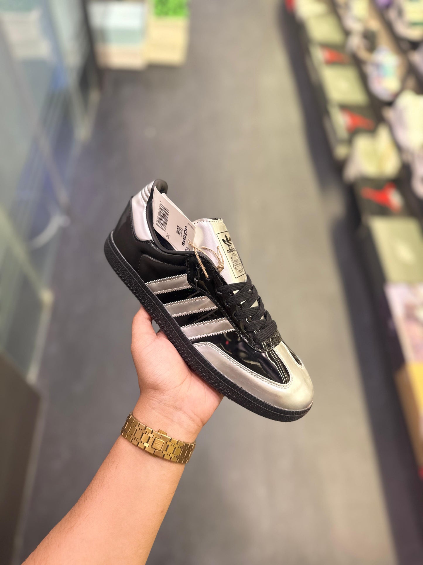 Adidas Originals Samba Atmos Black Silver – Showroom Quality With ORIGINAL BOX