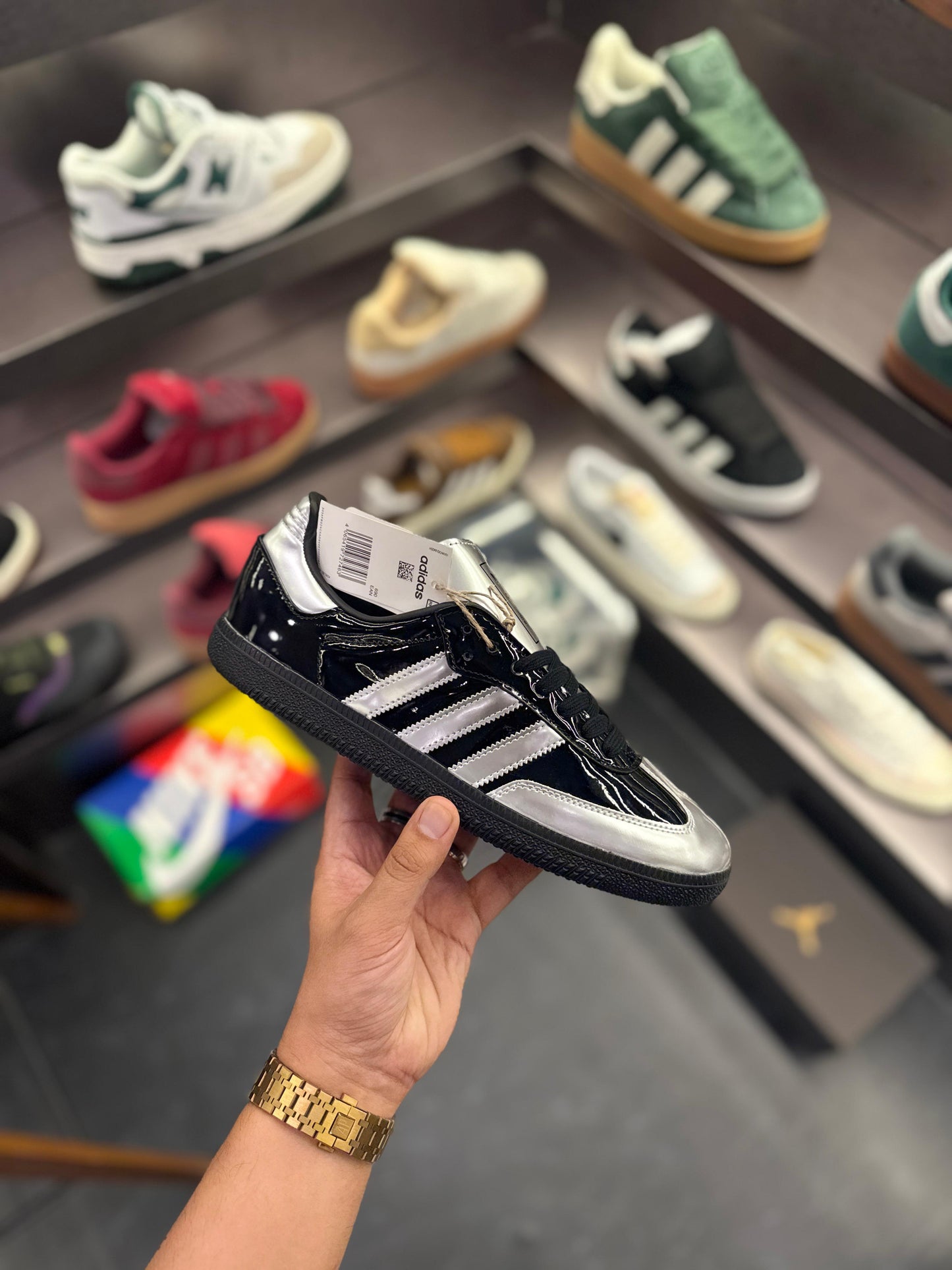 Adidas Originals Samba Atmos Black Silver – Showroom Quality With ORIGINAL BOX