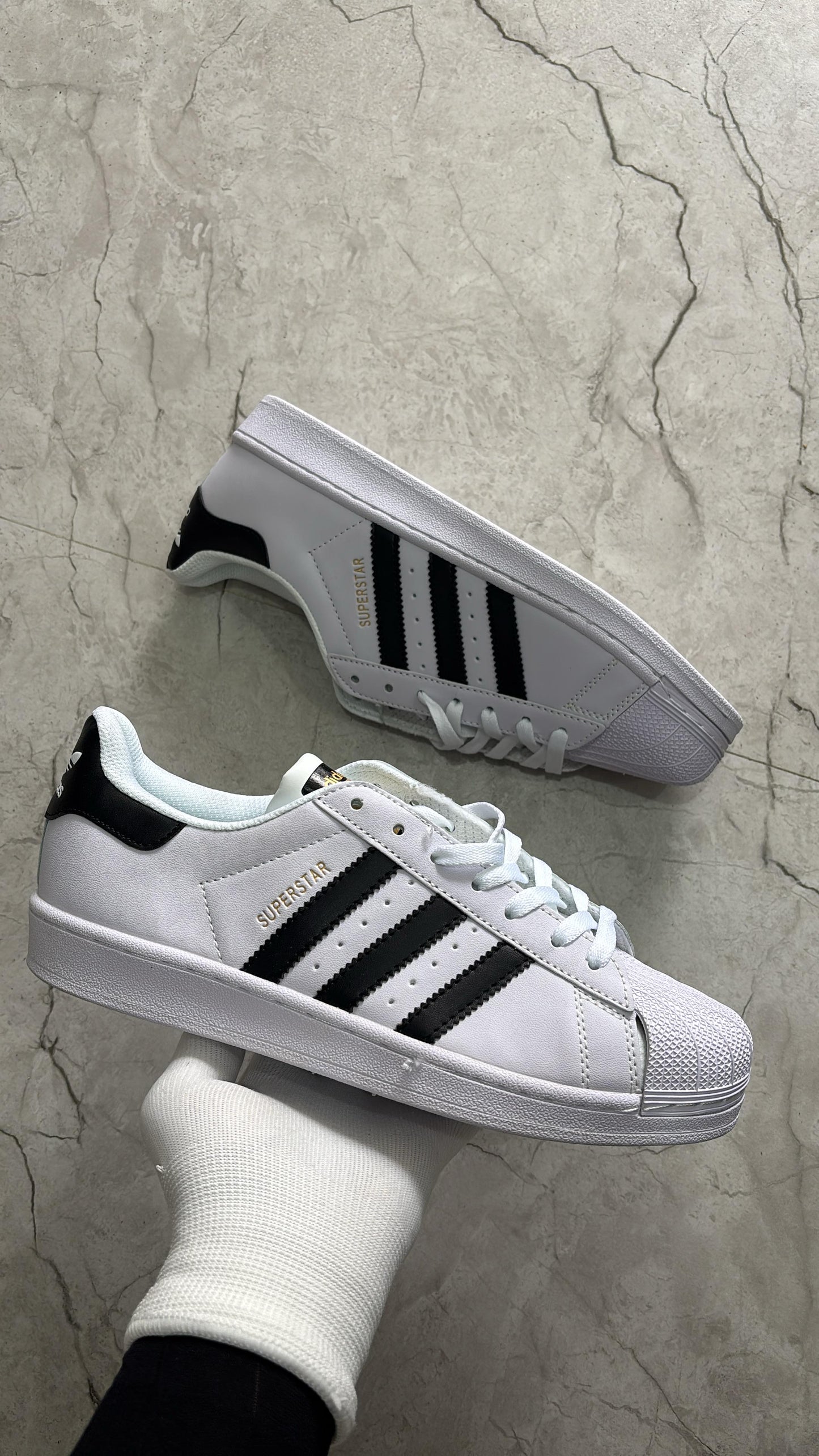 Adidas Superstar Classic - Unisex Leather Sneakers With ORIGINAL BOX