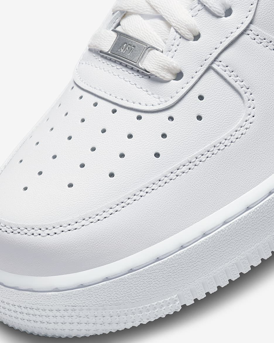 Nike Air Force 1 ’07 – Premium Triple White | Men & Women
