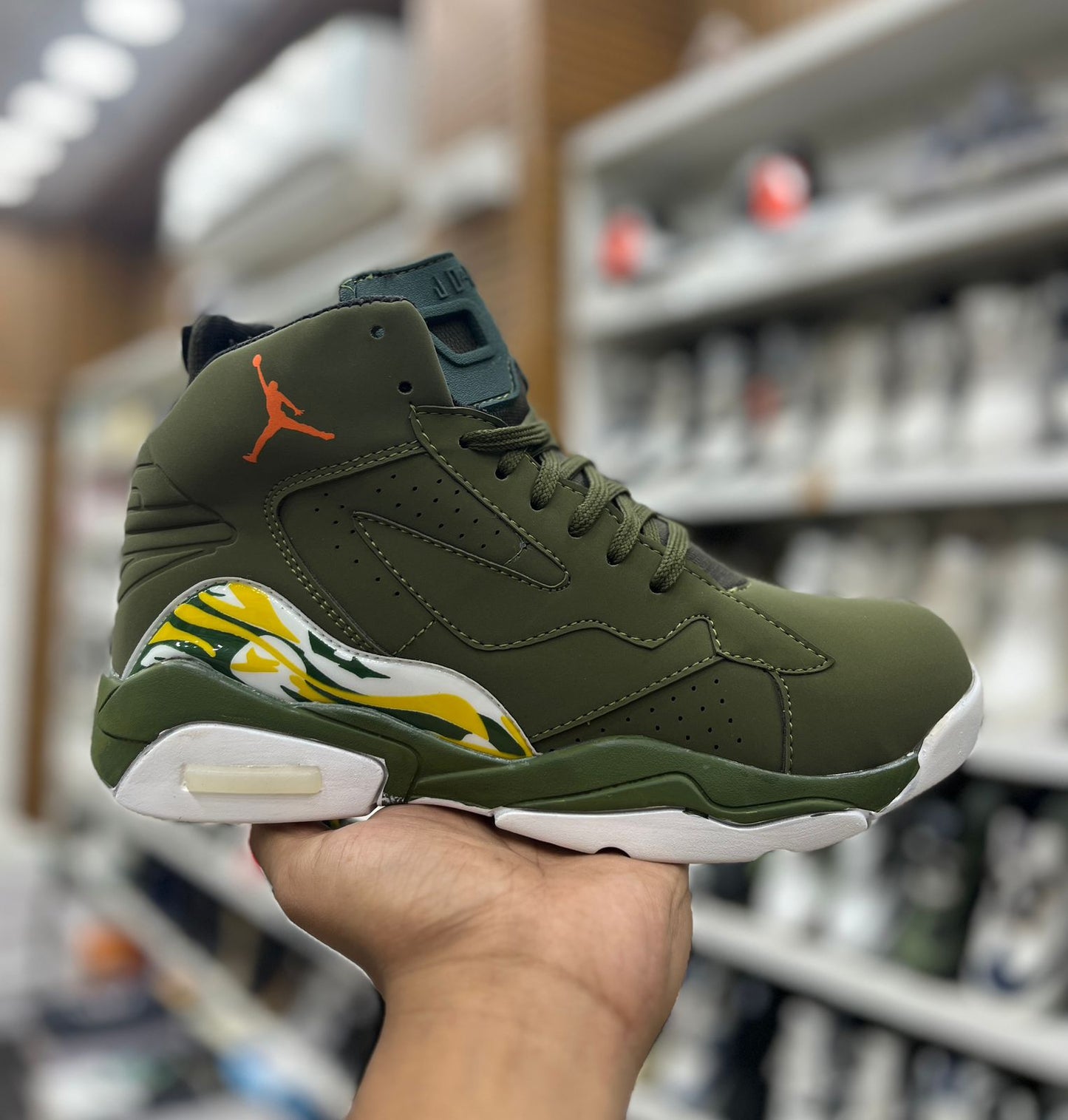 Men’s High-Top Sneakers — Jordan Inspired Retro Basketball Style