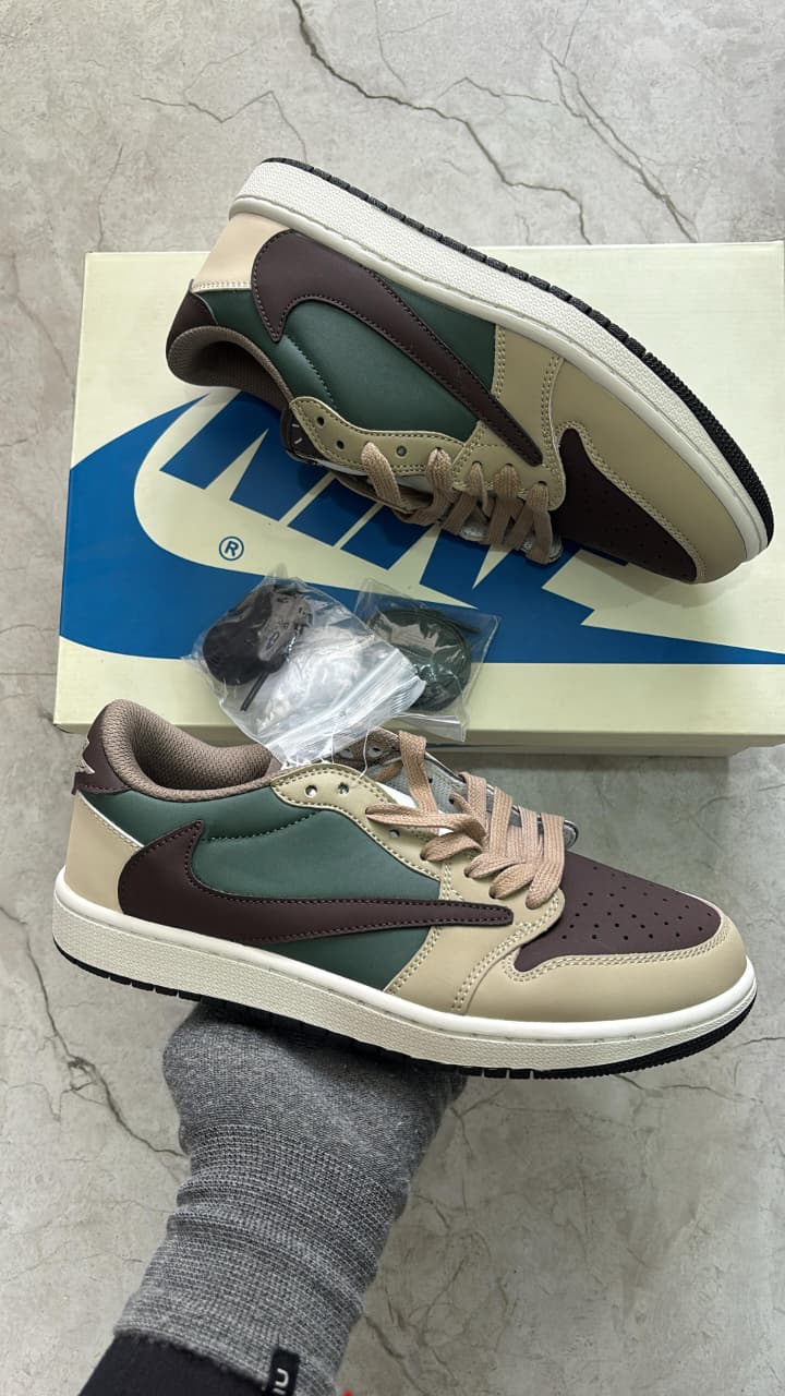 Air Jordan 1 Low Travis Scott "Jack Cactus" - Unisex Premium Sneakers
